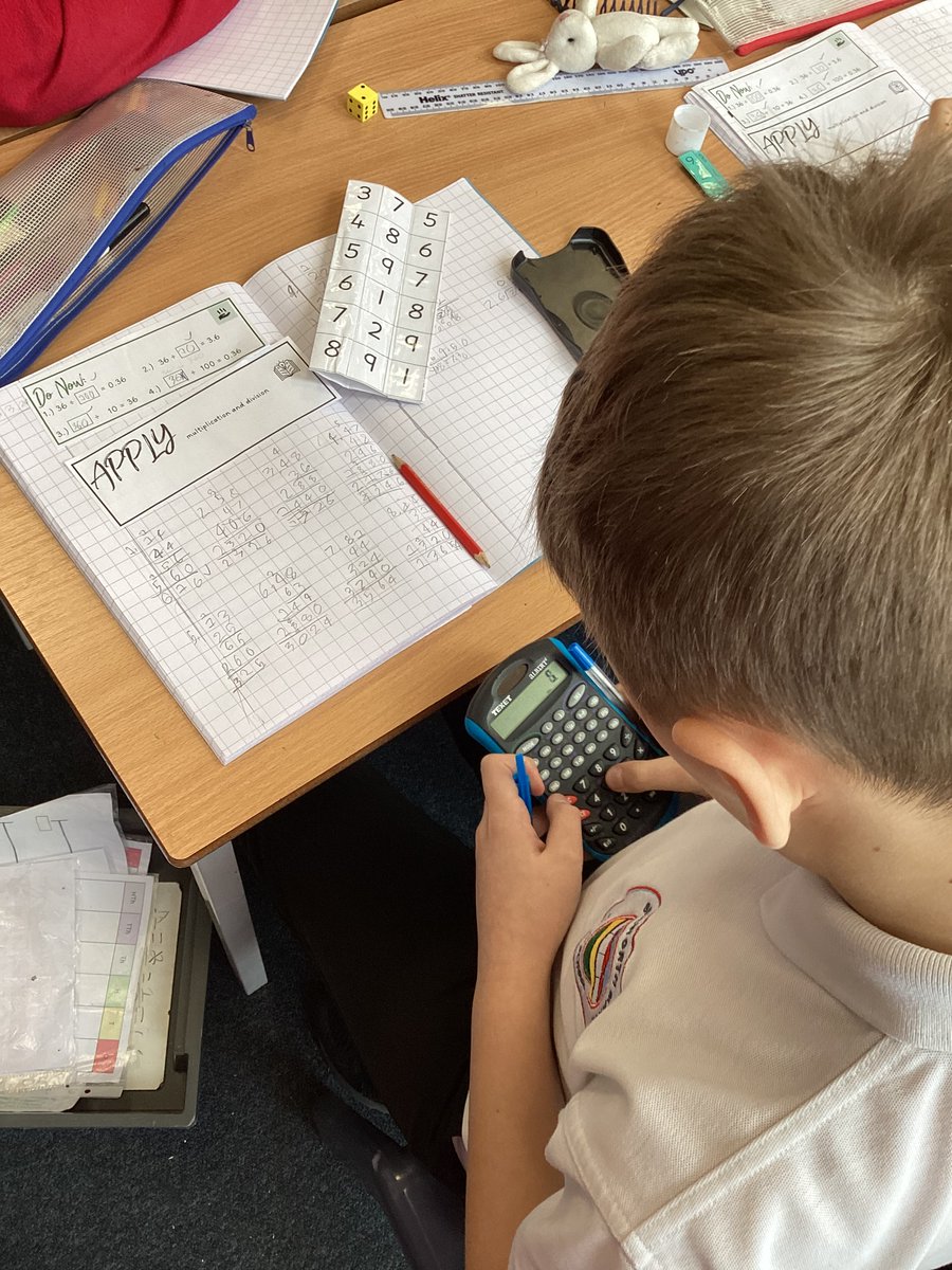 BMJClassof25's tweet photo. Today, we did our maths 'Apply' lesson. This is where children demonstrate their understanding at the end of a unit in a fun/engaging/real-life way. We used dice, squashy-boxes &amp; calculators to create &amp; check our own multiplication and division challenges! #headhurtlearning #bmj https://t.co/WCKolw1jDq