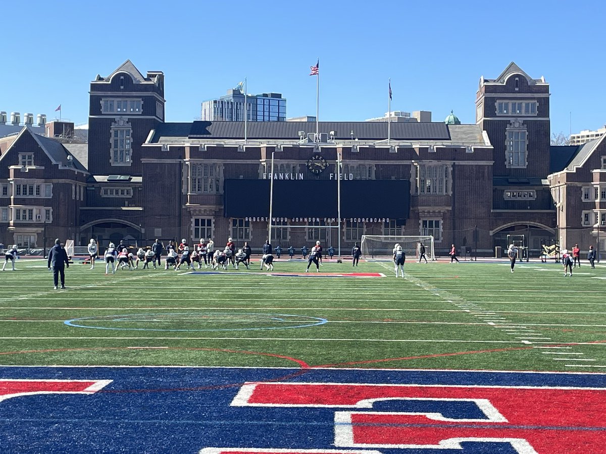 bradycorrell80's tweet photo. Had a great visit at @PennFB over the weekend. Thank you to @David_Josephson and @CoachMetzler for having me out. Can’t wait to be back this summer. @IMGAFootball @CoachPGill @_thebillymiller https://t.co/a29QVJgE7v