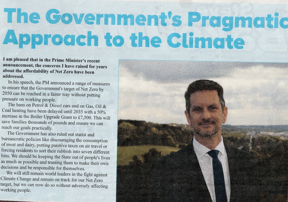 Altered reality. 

.@SteveBakerhw's recent leaflet in Wycombe ruling out the kind of climate action that is needed. He also repeats Rishi Sunak's much derided claim from the party conference that Labour wants to make people have 7 bins.

@SBakerWatch 

#honestpolitics
