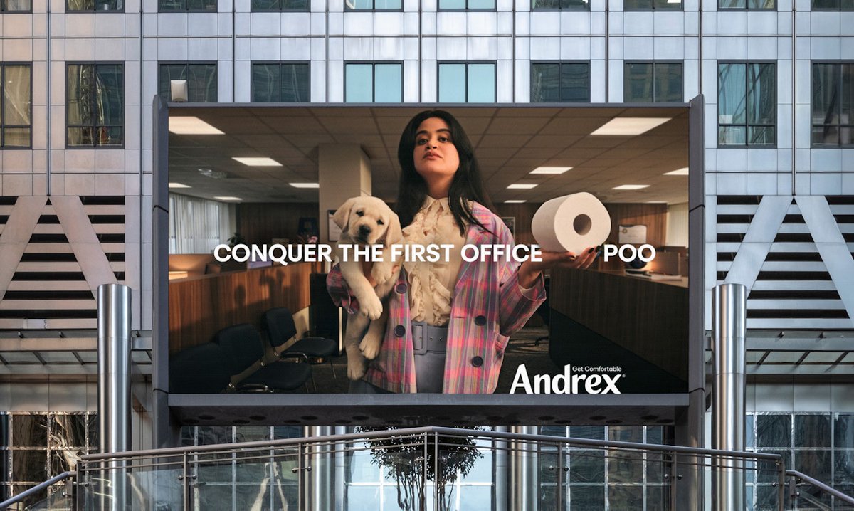 Ad of the Day: Andrex urges people to get comfortable with their office poos dlvr.it/T4dY9w #Marketing #Advertising