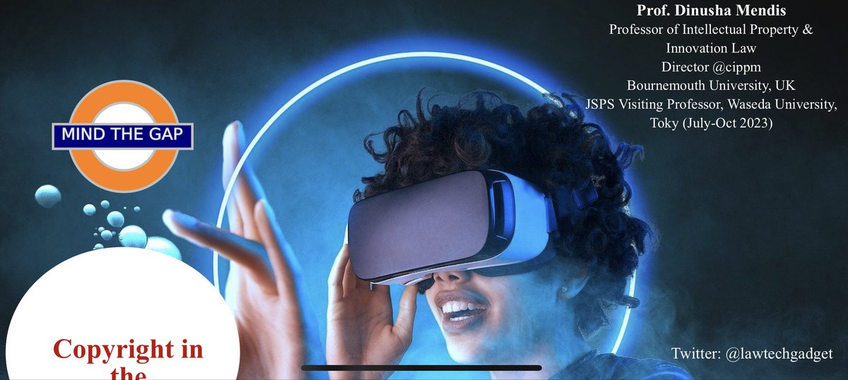 Prof Dinusha Mendis (@lawtechgadget) on Twitter photo Looking forward to presenting my paper at <a href="/SLSA_UK/">SLSA</a> <a href="/portsmouthuni/">University of Portsmouth</a> on designing the #metaverse with perspectives from Japan and UK
cc <a href="/LRN_BU/">BU Law Research Network (LRN)</a> <a href="/cippm/">CIPPM</a> <a href="/BULRev/">Bournemouth University Law Review</a> <a href="/hlbu7/">Hum&Law Bournemouth Uni</a> <a href="/BU_Research/">Research @ Bournemouth University</a> Looking forward to presenting my paper at <a href="/SLSA_UK/">SLSA</a> <a href="/portsmouthuni/">University of Portsmouth</a> on designing the #metaverse with perspectives from Japan and UK
cc <a href="/LRN_BU/">BU Law Research Network (LRN)</a> <a href="/cippm/">CIPPM</a> <a href="/BULRev/">Bournemouth University Law Review</a> <a href="/hlbu7/">Hum&Law Bournemouth Uni</a> <a href="/BU_Research/">Research @ Bournemouth University</a>