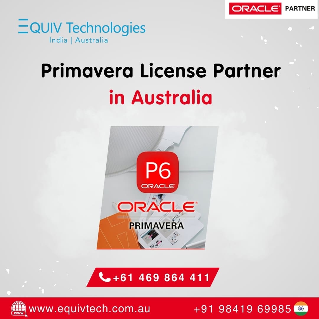 EquivTech's tweet image. Experience unparalleled project management excellence in Australia with Equiv Technologies, your trusted Primavera license partner
#EquivTech #PrimaveraPartner #Australia 
#OraclePrimaveraP6 #Australia #ProjectManagement #projectmanagementtools #business #oraclepartner #Primavera