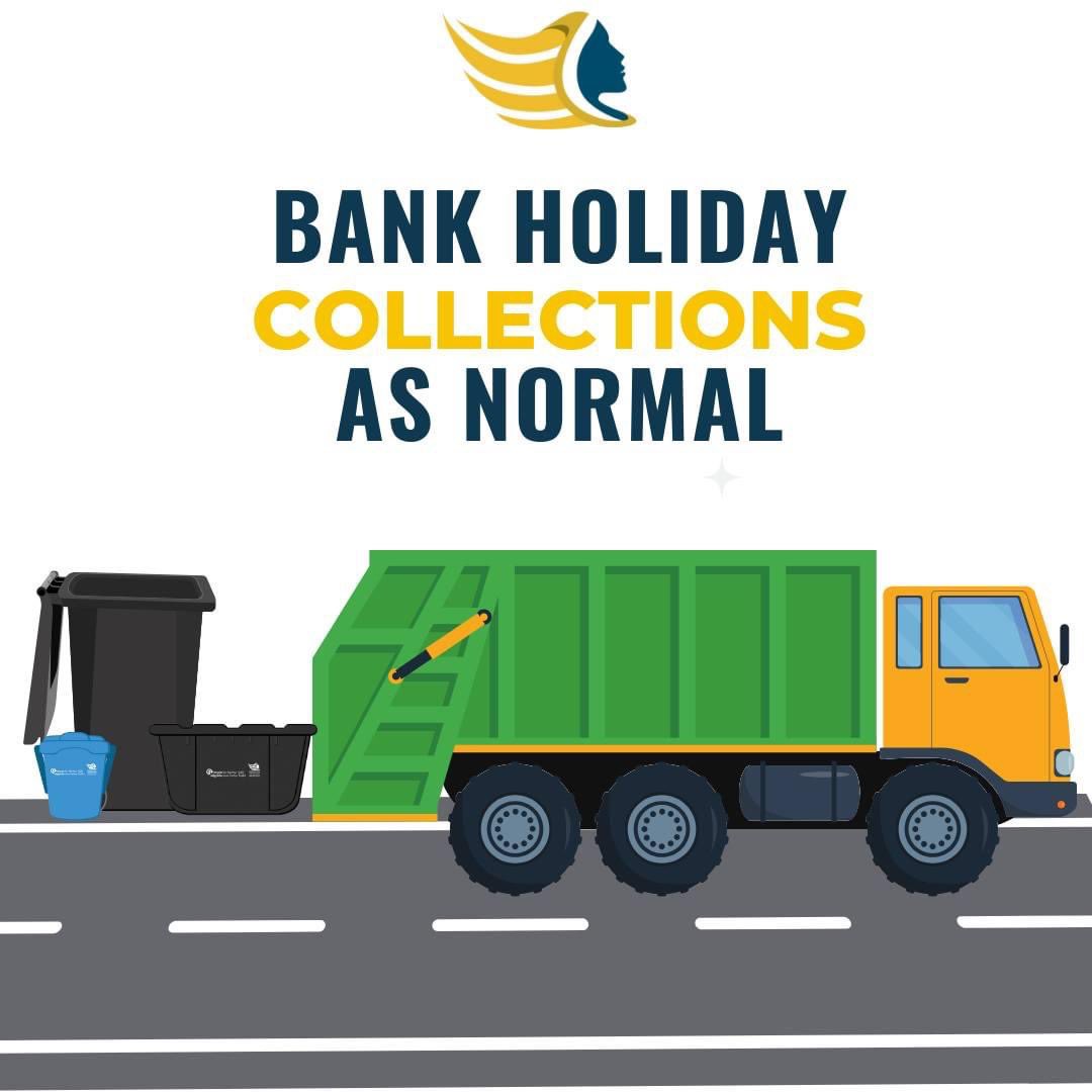 Bank Holiday Collections as normal ✅

Easter Bank Holiday Arrangements 👇

merthyr.gov.uk/resident/publi…