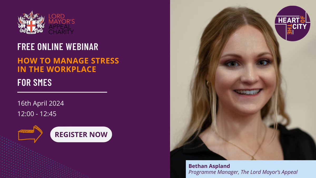 Join our free Lunch and Learn: How to Manage Stress in the Workplace on 16 April! This online session provides practical actions to help your team to manage stress and create a psychologically safe working environment. Find out more and book your place > lnkd.in/d3vUJcnR