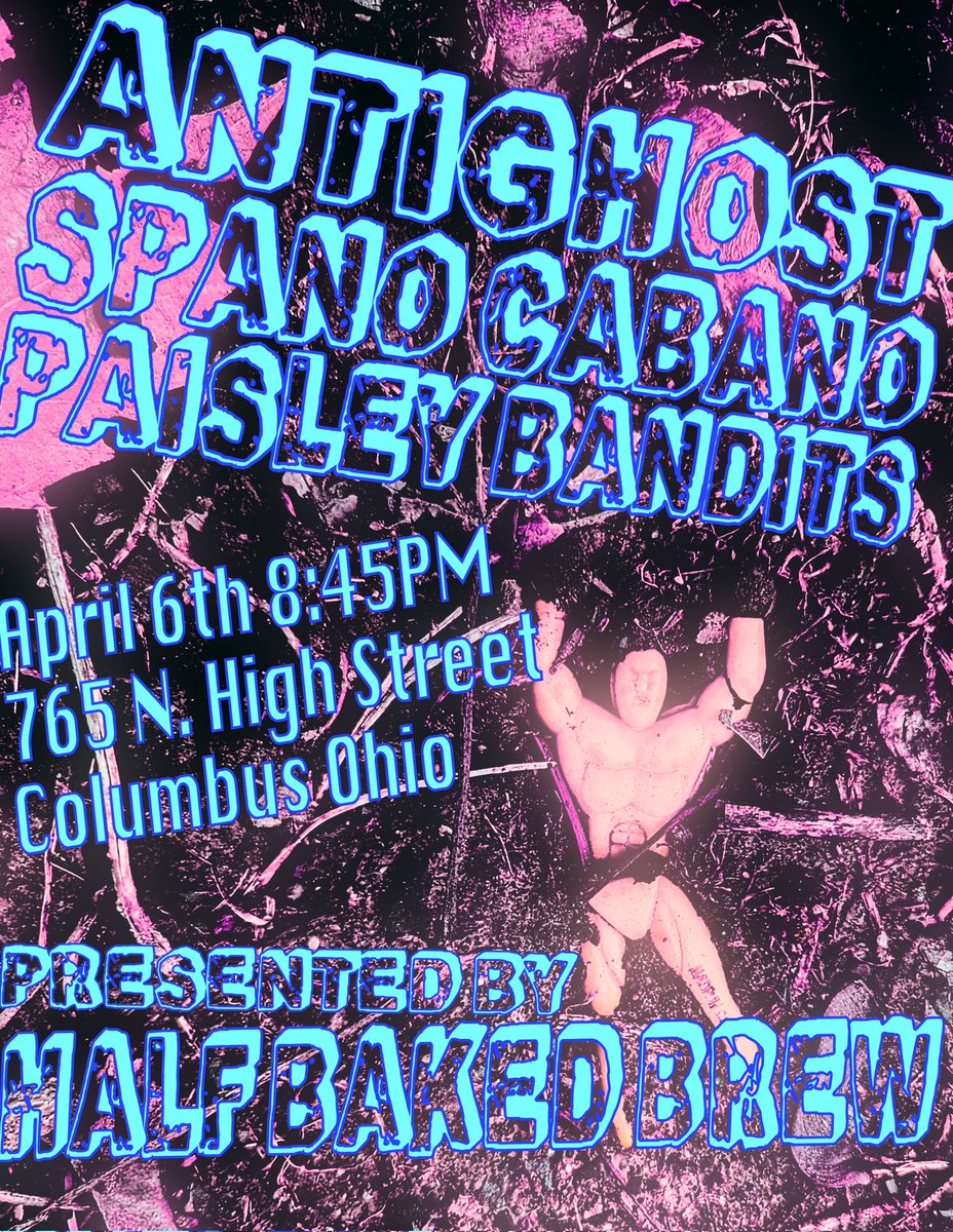 CabanoSpano's tweet photo. SATURDAY, APRIL 6TH // 8:45PM
WE ARE BACK FROM THE DEAD TO SHRED.
Come out to Half Baked for a whole lotta music!
Can't wait to see all of your beautiful faces there! https://t.co/llsPIidv65