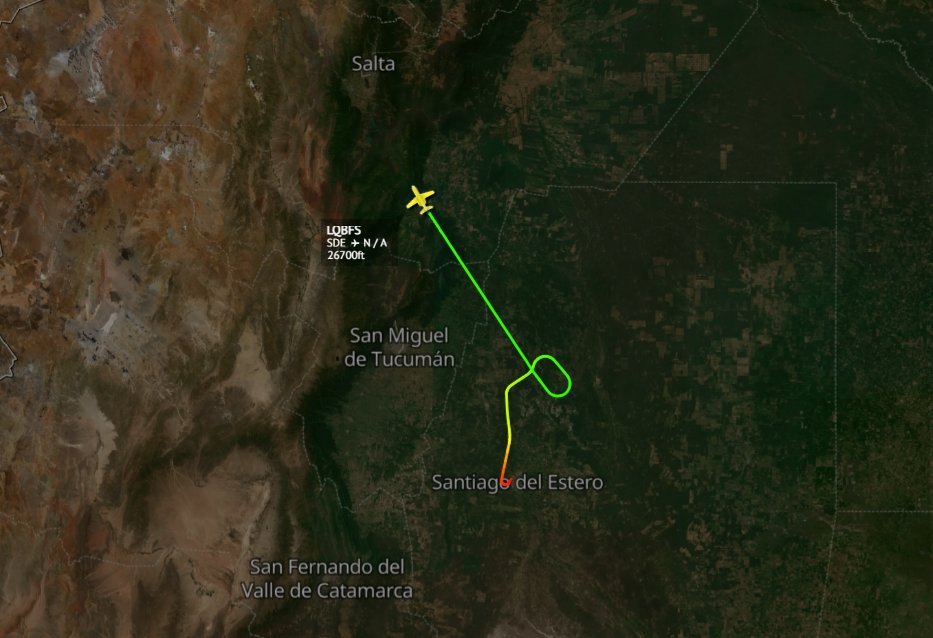 Modo_S_'s tweet photo. ⚠️El Gobernador Gerardo Zamora y otro taslado VIP realizado con el avión "sanitario" provincial (Learjet 40 #LQBFS) Ruta: Santiago del Estero (SDE) - Salta (SLA) https://t.co/vFcNRAJjK1