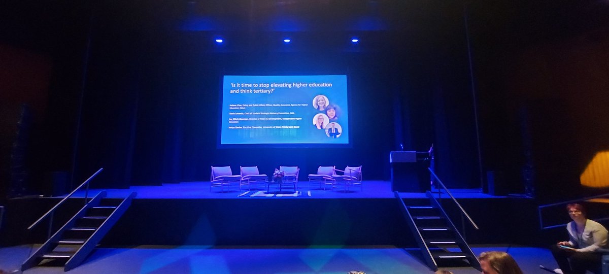 Next session: "Is it time to stop elevating higher education and think tertiary?"

Yes. As my postcard based history session just now showed.

#ahep2024