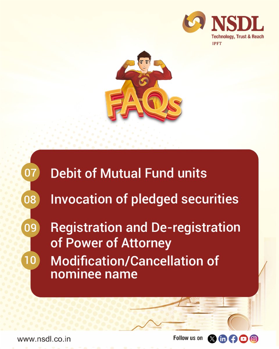 NSDL_Depository's tweet image. The SMS alert facility offered by NSDL is beneficial for individuals as it helps them stay updated on their investment portfolio, track transactions, receive timely reminders for regulatory compliance, and ensure the security of their financial assets. 

#NSDL #SMSAlert #SEBI…