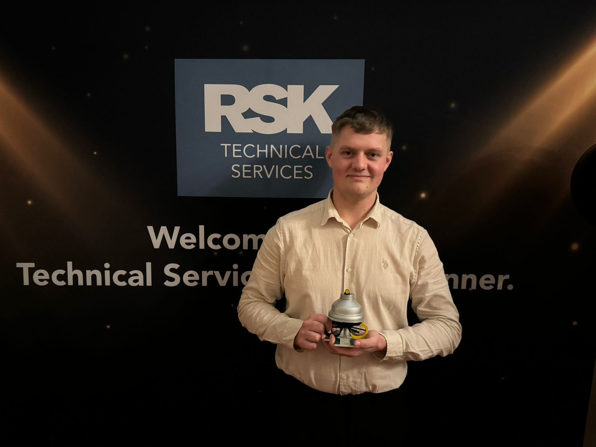 🏆On Thursday evening members of MSS attended the <a href="/RSKGroup/">RSK</a> Technical Services Awards Dinner, where two colleagues were presented with awards.
 The #Awards  reflect them demonstrating passion and commitments to their duties, exceeding expectations to ensure customer satisfaction.