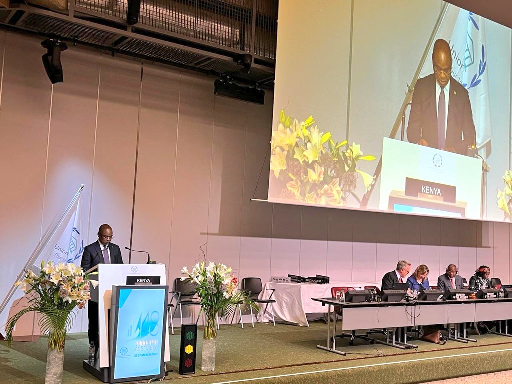 ADVOCATING FOR PARLIAMENTARY ROLE IN CONFLICT PREVENTION AND RESOLUTION Today, I addressed the 148th Assembly of the Inter-Parliamentary Union (IPU), a global organisation of national parliaments, of which the Parliament of Kenya is a member and whose primary role is to promote