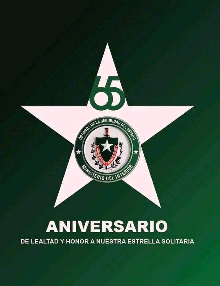 Muchas felicidades a los compatriotas que integran los órganos de la Seguridad del Estado. Gracias por el heroísmo y la lealtad a #FidelPorSiempre #GenteQueSuma en #Cuba