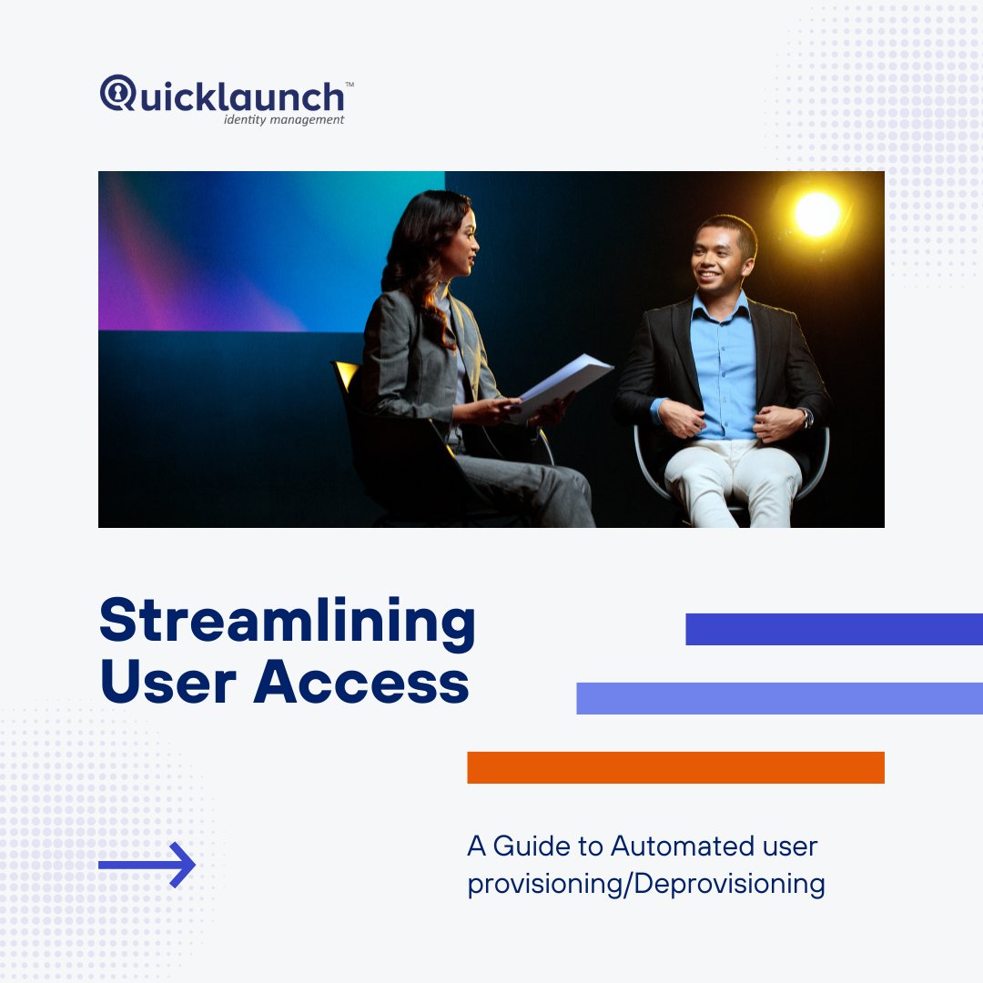 QLSSO's tweet image. Unlock efficiency and enhance security with our guide to Automated User Provisioning/Deprovisioning! Streamline access management seamlessly. #UserAccess #AutomationGuide #TechSolutions #QuickLaunch
hubs.ly/Q02pCyCs0
to #QuickLaunch now! #IAM #security #integration