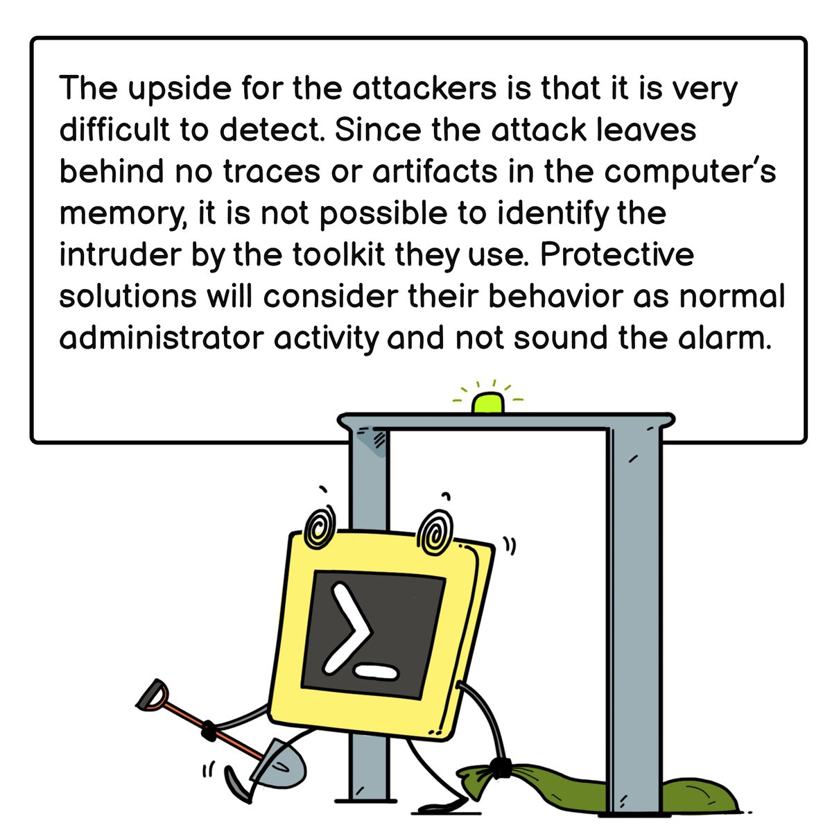 kaspersky's tweet photo. Living off the land (#LotL) means surviving on what you can forage, hunt, or grow in nature.
So what are the dangers of a #LotLattacks? We'll tell you: is that they do not leave any traces behind!! โ๏ธ๐ค
Learn more hereโ https://t.co/MZtlEqq3kr https://t.co/IXJXGDzUfA