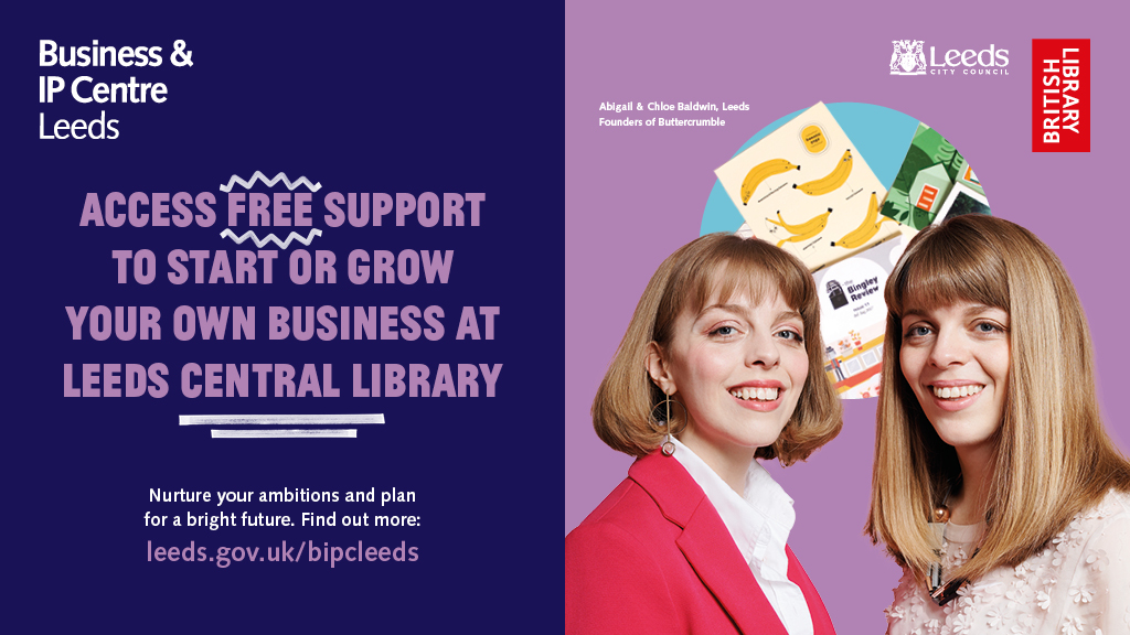 Need help with your business journey? We are excited to announce that our Start-up and Grow programme is coming to Leeds Central Library in April! Discover free support and learn more at our introduction to business support event 👉eventbrite.co.uk/e/introduction…