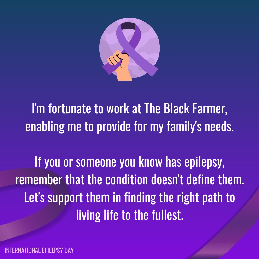 theblackfarmer's tweet image. On Purple Day, we proudly introduce you to Will, our web developer here at The Black Farmer, who bravely battles tonic-clonic seizures. Let's show our support for Will and others, and raise awareness about epilepsy together! 💜 💜

#PurpleDay #EpilepsyAwareness #SupportOthers