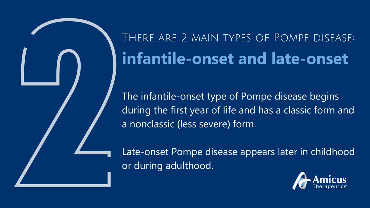 DYK: Depending on where you live, Pompe disease is estimated to affect as many as 1 in every 20,000-40,0000 births. #PompeDisease #raredisease #AmicusCares