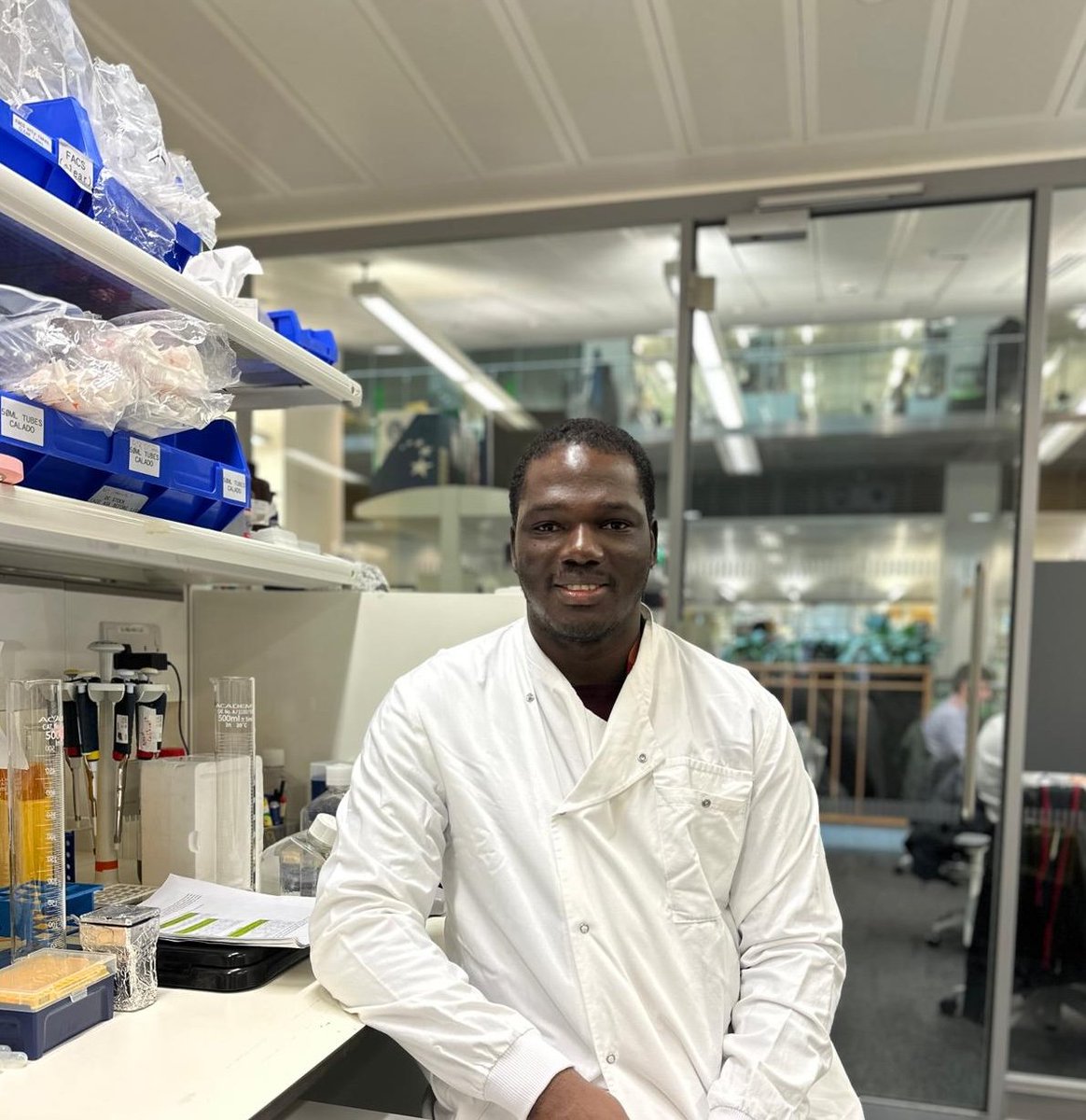 Meet Abdouramane Camara, PhD 

Camara will be working with Dinis Calado at @CrickAfricaNet  and  Gordon Awandare at @WACCBIP_UG to develop a new clinical test to evaluate the efficacy of Vaccines at an early stage and predict long-term protection. 
@CrickAfricaNet @lifearc1