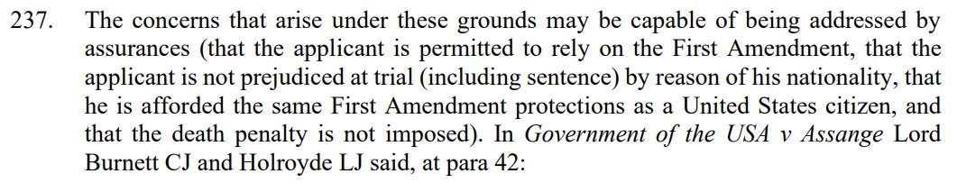 A court in London has granted Julian Assange the right to appeal his extradition on only limited grounds. The US only has to provide certain assurances that are accepted by the judges for the UK to then grant extradition #FreeAssange #FreeAssangeNOW