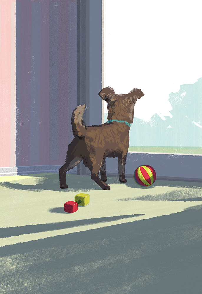 「思いがけず好調な犬の絵本 When You Love a Dog  」|木内達朗 Tatsuro Kiuchiのイラスト
