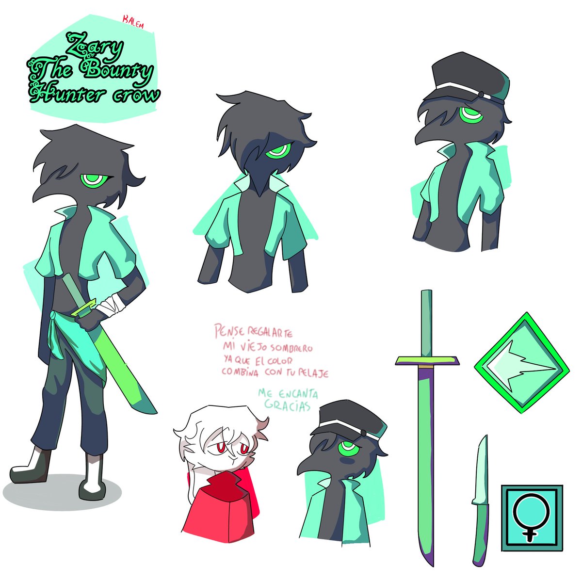 Kalem1540's tweet photo. Un conejo manipulador de s4ngr3,una Cuerva espadachín,una taza médica,un gato tanque y muchas pendejadas 

¿Que podría salir mal?

#furryfandom #furryartwork #furry #art #digitalart #foryou #ocfighter #characterart https://t.co/W9vctDjzev