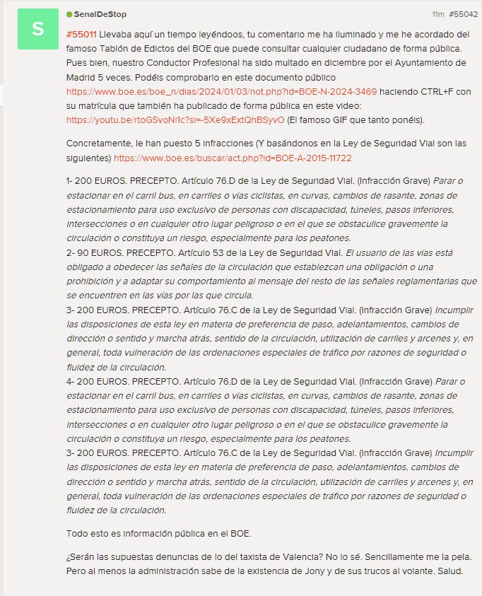 Vaya, vaya, vaya... Parece que la impunidad de Cletus no es tanta. Cuando <a href="/viviendoNLcalle/">viviendoenlacalle</a> os diga, como ayer hizo en Instagram, que no le ha llegado ninguna denuncia, miente, como de costumbre.