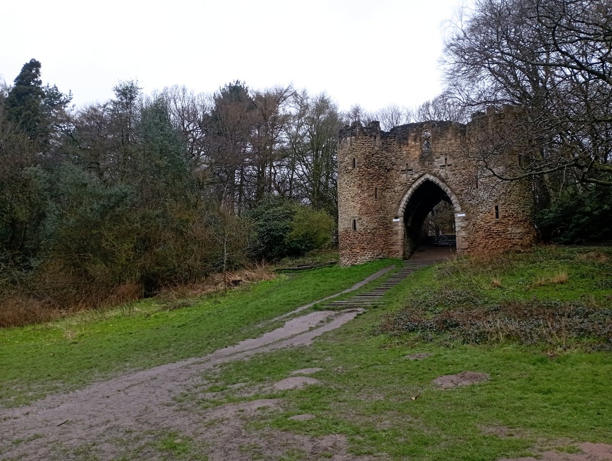 Roundhay Park, Leeds yesterday, though it felt like November.