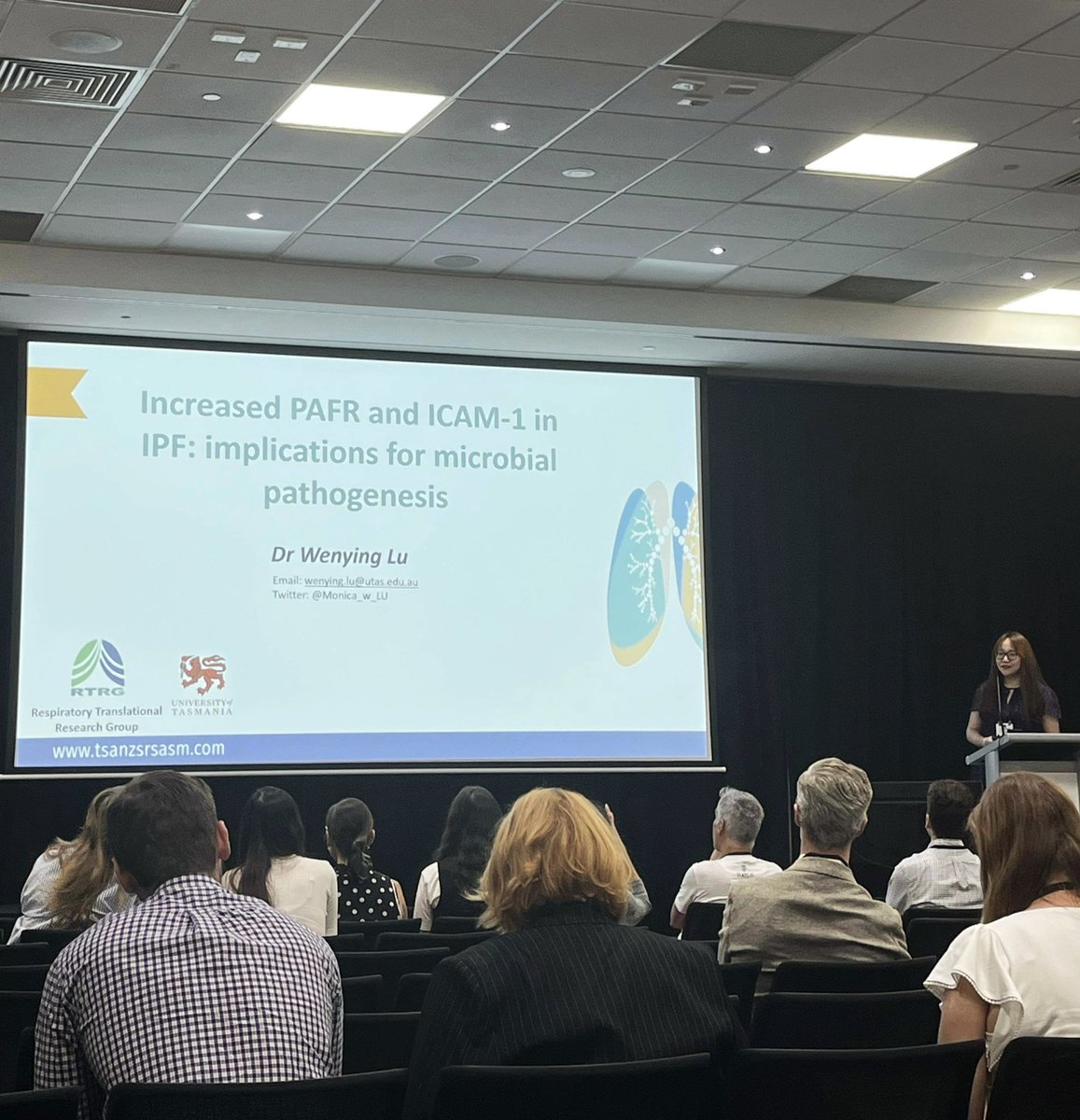 Monica (Wenying) Lu (@monica_w_lu) on Twitter photo It’s a great pleasure to present our latest findings on infectious receptors in #IPF on the last day of #TSANZSRS2024 <a href="/Sohal_LabRTRG/">Respiratory Translational Research Group</a> <a href="/Romy_Sohal/">Sukhwinder Singh Sohal 🫁</a>. Big thank you to <a href="/tsanz_thoracic/">TSANZ</a>, the entire meeting program was amazing 🤩!Enjoyed a lot except the rainy weather in #Goldcoast 🌧☹️ It’s a great pleasure to present our latest findings on infectious receptors in #IPF on the last day of #TSANZSRS2024 <a href="/Sohal_LabRTRG/">Respiratory Translational Research Group</a> <a href="/Romy_Sohal/">Sukhwinder Singh Sohal 🫁</a>. Big thank you to <a href="/tsanz_thoracic/">TSANZ</a>, the entire meeting program was amazing 🤩!Enjoyed a lot except the rainy weather in #Goldcoast 🌧☹️