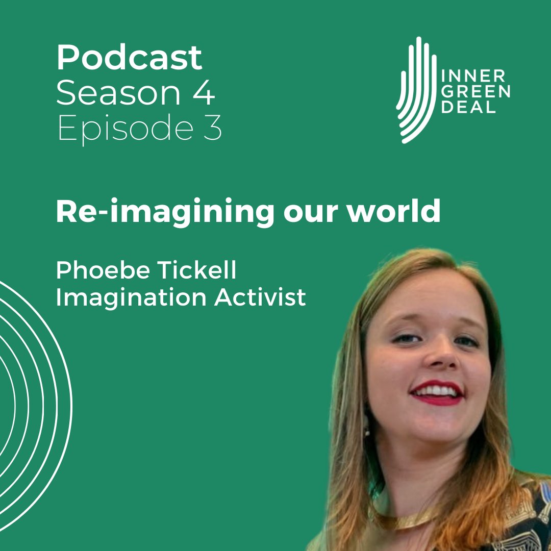 Could imagination bring us in closer relationship to the world around us? Listen to the brilliant @PhoebeTickell Tickell on the Inner Green Deal podcast! shorturl.at/dfkW1