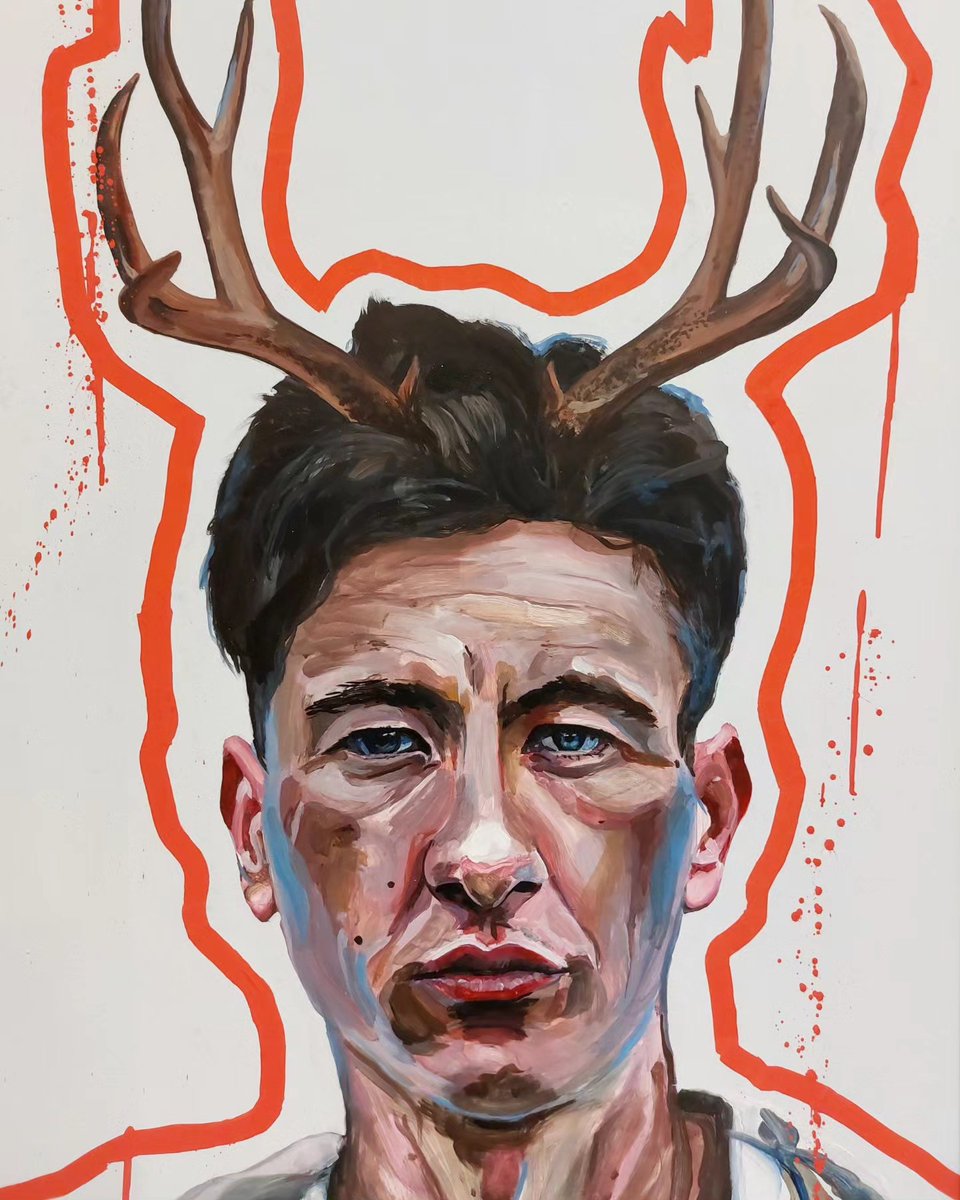 This painting of Irish actor #BarryKeoghan is by #Gorey artist Rebecca Walsh. See it in real life at our 8th Annual Open Call Exhibition in @PresArtsCentre #Enniscorthy alongside 185 other incredible artists from all over Ireland. The show runs until May 4th & is free to visit.