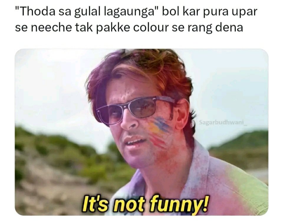 Happy Holi 😶

#HoliCelebration #HrithikRoshan