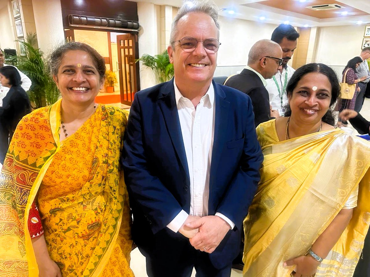 Amrita Vishwa Vidyapeetham (@amritaedu) on Twitter photo Amrita's UNESCO Chair Professors, Dr. Maneesha Ramesh and Dr. Bhavani Rao attended and delivered at the round-table gathering of <a href="/UNESCO/">UNESCO 🏛️ #Education #Sciences #Culture 🇺🇳</a> Chairs in South Asia, held at Bhubaneshwar, 18th and 19th March 2024 convened by Prof. Amareswar Galla, Pro-Chancellor, <a href="/kissfoundation/">KISS - Kalinga Institute of Social Sciences</a>. Amrita's UNESCO Chair Professors, Dr. Maneesha Ramesh and Dr. Bhavani Rao attended and delivered at the round-table gathering of <a href="/UNESCO/">UNESCO 🏛️ #Education #Sciences #Culture 🇺🇳</a> Chairs in South Asia, held at Bhubaneshwar, 18th and 19th March 2024 convened by Prof. Amareswar Galla, Pro-Chancellor, <a href="/kissfoundation/">KISS - Kalinga Institute of Social Sciences</a>.