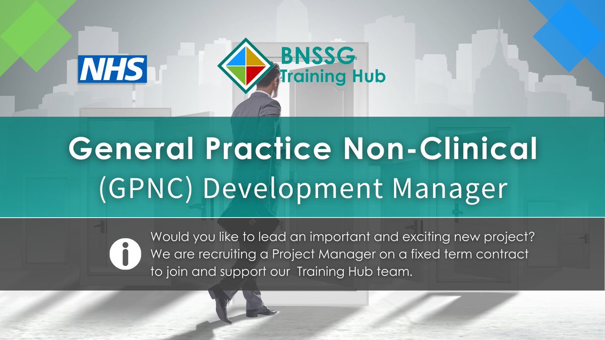 📢 Would you like to lead an important and exciting new project? We are recruiting a Project Manager ➡️ General Practice Non-Clinical (GPNC) Development Manager 👇 Read more bnssgtraininghub.com/wp-content/upl… Closing date is Sunday 7 April 2024 #GPNC #bnssg #nhs #projectmanager