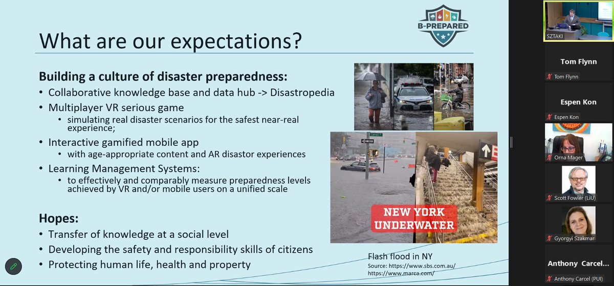 Much solid work ongoing in the @BPREPARED_EU project. Strong healthy opinions & exchanges on the successful Cocreation Group #cluster meeting held yesterday. More .. lnkd.in/eYChvaBT lnkd.in/ee2jN8_d lnkd.in/eX2nVpWQ lnkd.in/eXvAGkqa