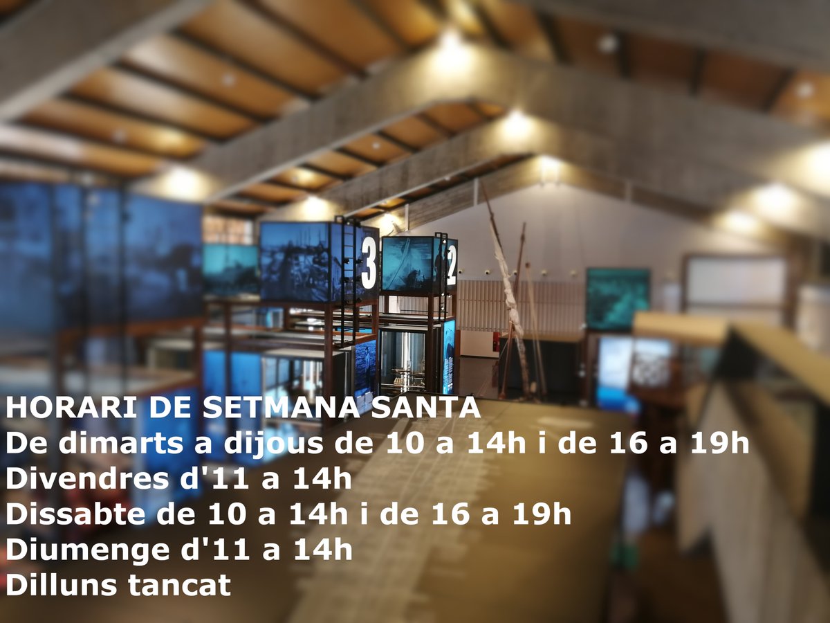 📌Horari #SetmanaSanta #MuseuPortTarragona De dimarts a dijous de 10 a 14h i de 16 a 19h Divendres d'11 a 14h Dissabte de 10 a 14h i de 16 a 19h Diumenge d'11 a 14h Dilluns tancat #museum #heritage #activitats #agenda