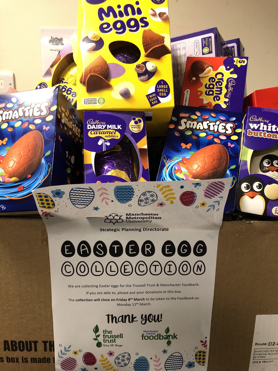 150 Holiday Hunger parcels have been packed and distributed to our local families to help cover the cost of the Easter Holidays. Thanks goes out to @ManCityCouncil for packing, @ManMetUni for the Easter Eggs and @StoryScouts for the great interactive family Bingo activity 🫶💚