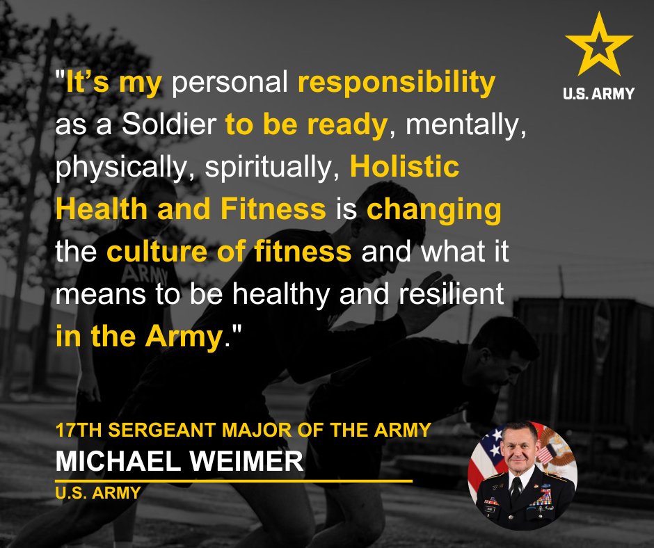 Holistic Health and Fitness, #H2F, is changing the culture of fitness across the Total @USArmy. @USArmySMA, joined the @YNM_Podcast with @JackLTilley1 to discuss 'Brilliance at the Basics' and how #H2F is helping our war fighters remain as ready as possible. @TRADOC @CG_CIMT