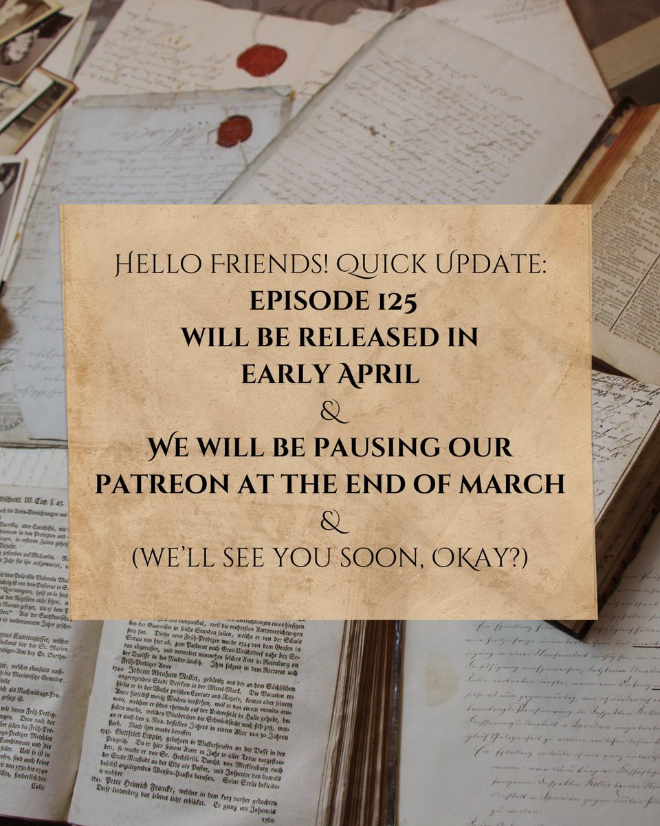 Wanna join the Discord? Once you sign up as a patron at the Fable level ($5), you'll be able to keep Discord access while the show and Patreon is paused. We love our community and we'd like everyone to be able to hang out in our virtual clubhouse while we're away 🖤 Link in Bio.
