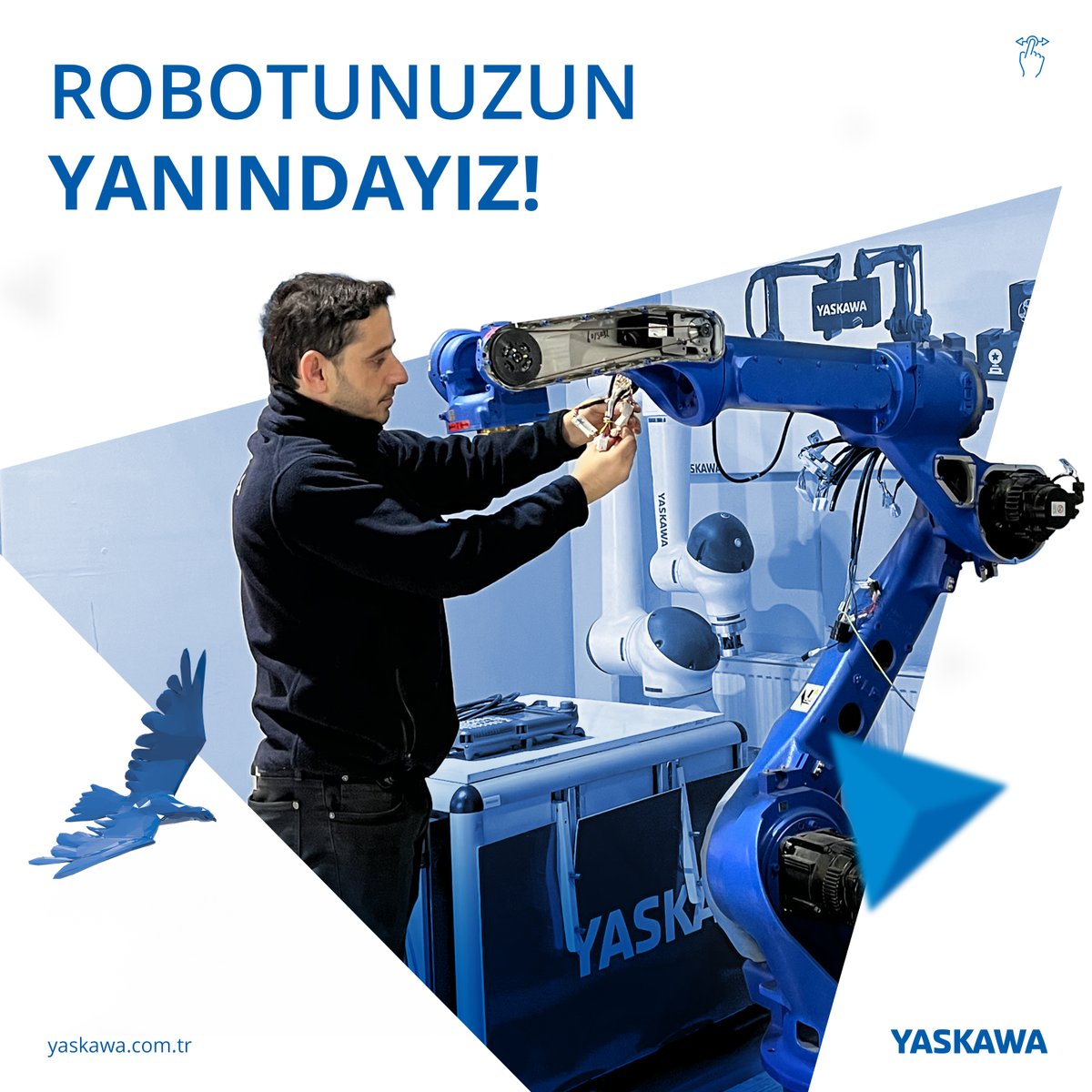 YaskawaTurkey's tweet image. Robotunuza özel bakım fırsatlarını kaçırmayın!

robotik.servis@yaskawa.eu
0530 343 87 76

Detaylar için: linkedin.com/feed/update/ur…

#yaskawa #yaskawaturkey #robot #motoman #robotbakım #endüstriyelrobot #industrialrobots