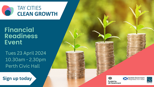 Tay Cities Clean Growth: Financial and Investment Readiness. This event in Perth on 23 April will explain the types of funding and investment &amp; finance options with the view to creating an opportunity for practical support. 

Find out more and register - eventbrite.co.uk/e/tay-cities-c….