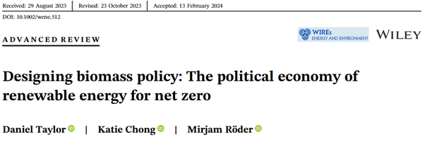 Dan Taylor (@danj_taylor) on Twitter photo 🗣️ Just published the first paper from my PhD work in <a href="/WIREs_Reviews/">Wiley Interdisciplinary Reviews</a>, reviewing the political economy of renewable energy transitions and the implications for using bioenergy to achieve net zero!
🔗The paper is Open Access so read it here: doi.org/10.1002/wene.5… 🗣️ Just published the first paper from my PhD work in <a href="/WIREs_Reviews/">Wiley Interdisciplinary Reviews</a>, reviewing the political economy of renewable energy transitions and the implications for using bioenergy to achieve net zero!
🔗The paper is Open Access so read it here: doi.org/10.1002/wene.5…