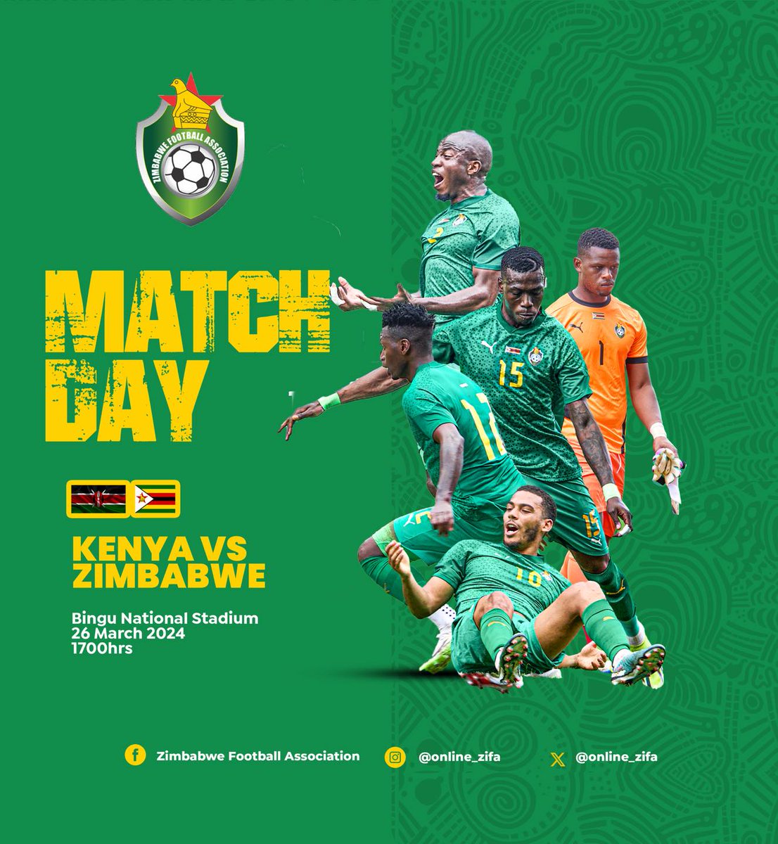 Match Day Final !!
Warriors 📷vs 📷Harambe Stars
#bayawabaya 
@online_zifa