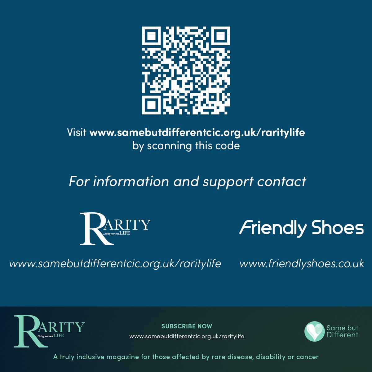 Does your child need adaptive shoes? In 'Stepping in Style’ we include our top recommendations, plus the fab team at #Friendlyshoes have given our readers an exclusive discount code: samebutdifferentcic.org.uk/raritylife #RarityLife #adaptiveshoes #adaptivefashion #nationallottery