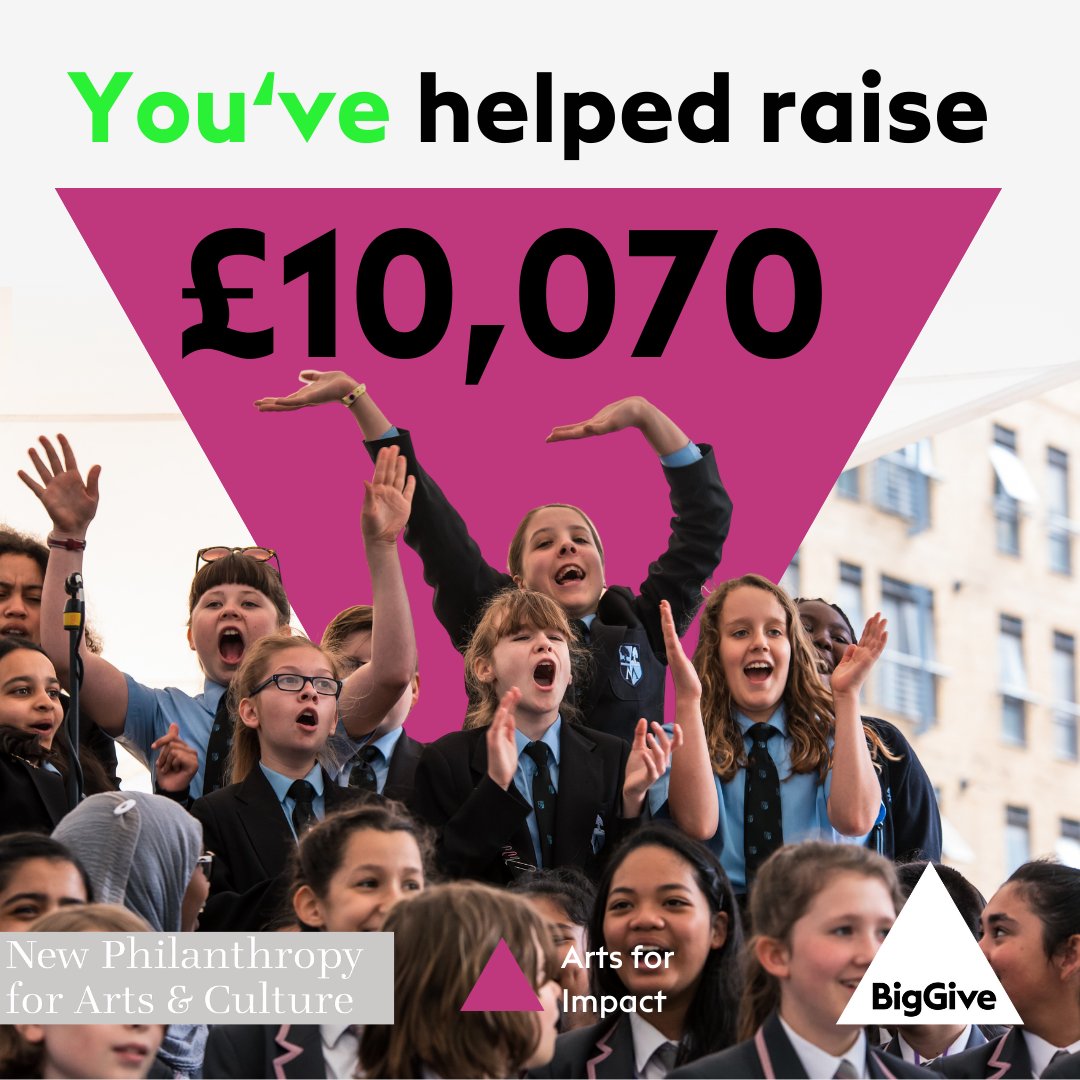 Thank you to everyone who donated to our @BigGive campaign - we exceeded our target! We're excited to bring our festival schools project to as many pupils in East London as possible this Summer thanks to your support