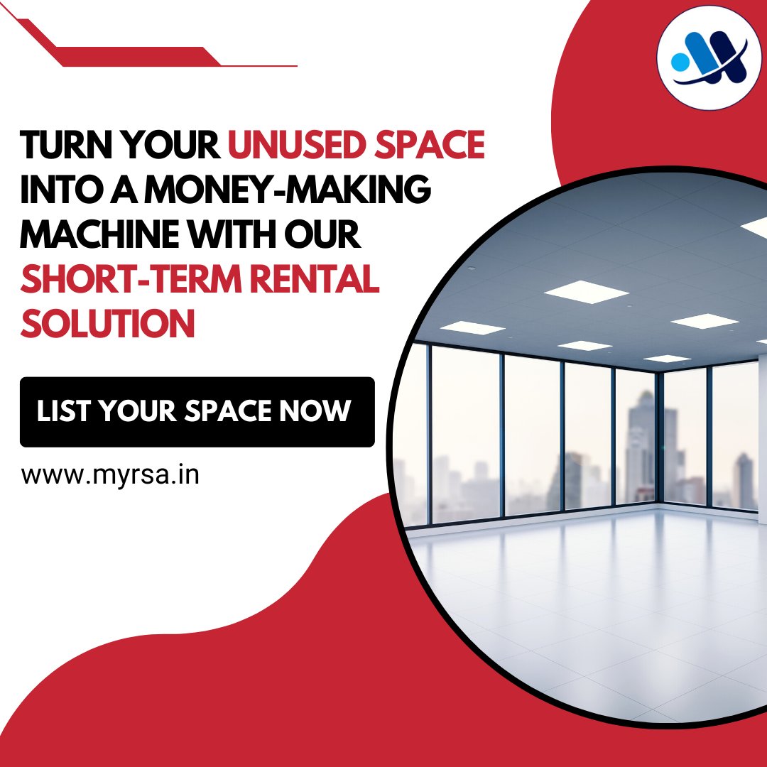 MyrsaTech's tweet image. List your vacant spaces on Myrsa and generate revenue.

To know more visit our website 👉 myrsa.in

Or call us at +91 9152049912 to find spaces.

#listspace #ListProperty #rentout #renting #RentSpace #rentconferencehall #listproperties
