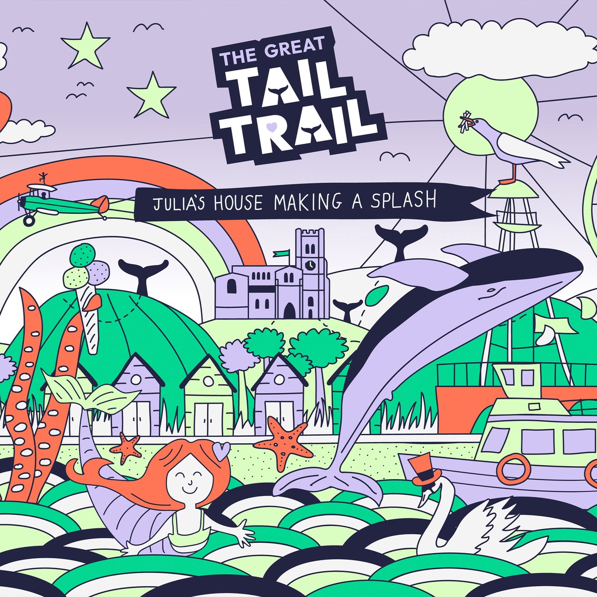 wearefathom's tweet photo. We are immensely proud to have been asked to be the creative partner by Julia’s House for “The Great Tail Trail” - an adventure of 40 mermaid tail sculptures making a splash throughout the BCP area in 2025, raising vital funds for Julia’s House children’s hospice.#greattailtrail https://t.co/VioNi90nrI