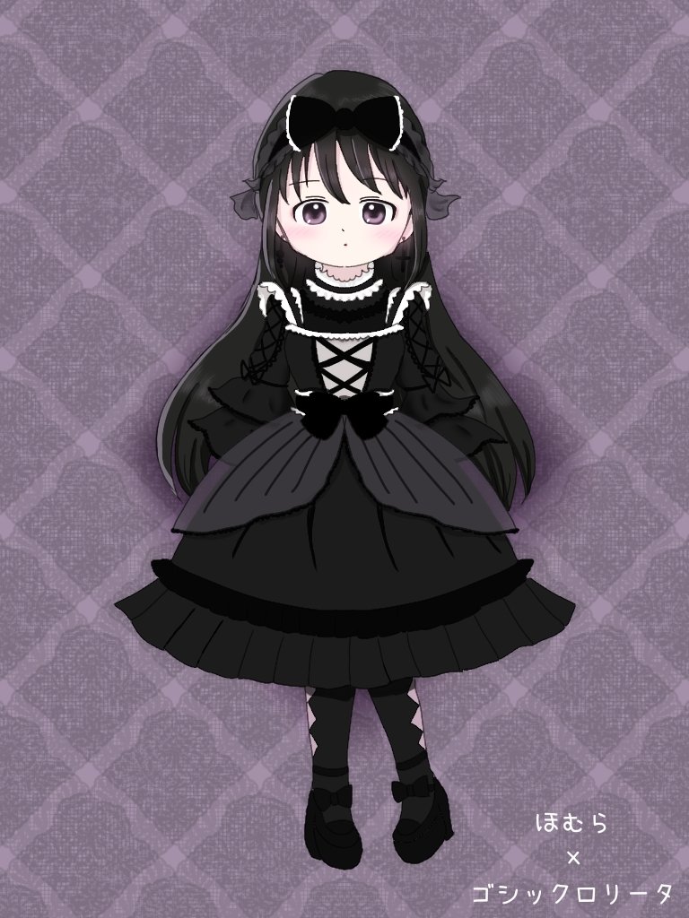 まどマギほむらロリィタnyanya Mサイズ