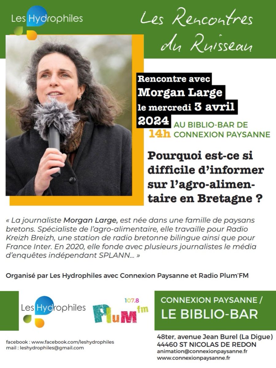 YFLugue's tweet photo. Une caoserie avec Les Hydrophiles et plum'FM https://t.co/AsVrq4GCMs