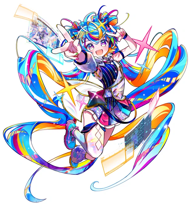 #キラハピ2024 のメインビジュアルを描かせていただきました!!またキラハピちゃんを描けてとても嬉しいです!!最高すぎる特設サイト要チェックです!! 