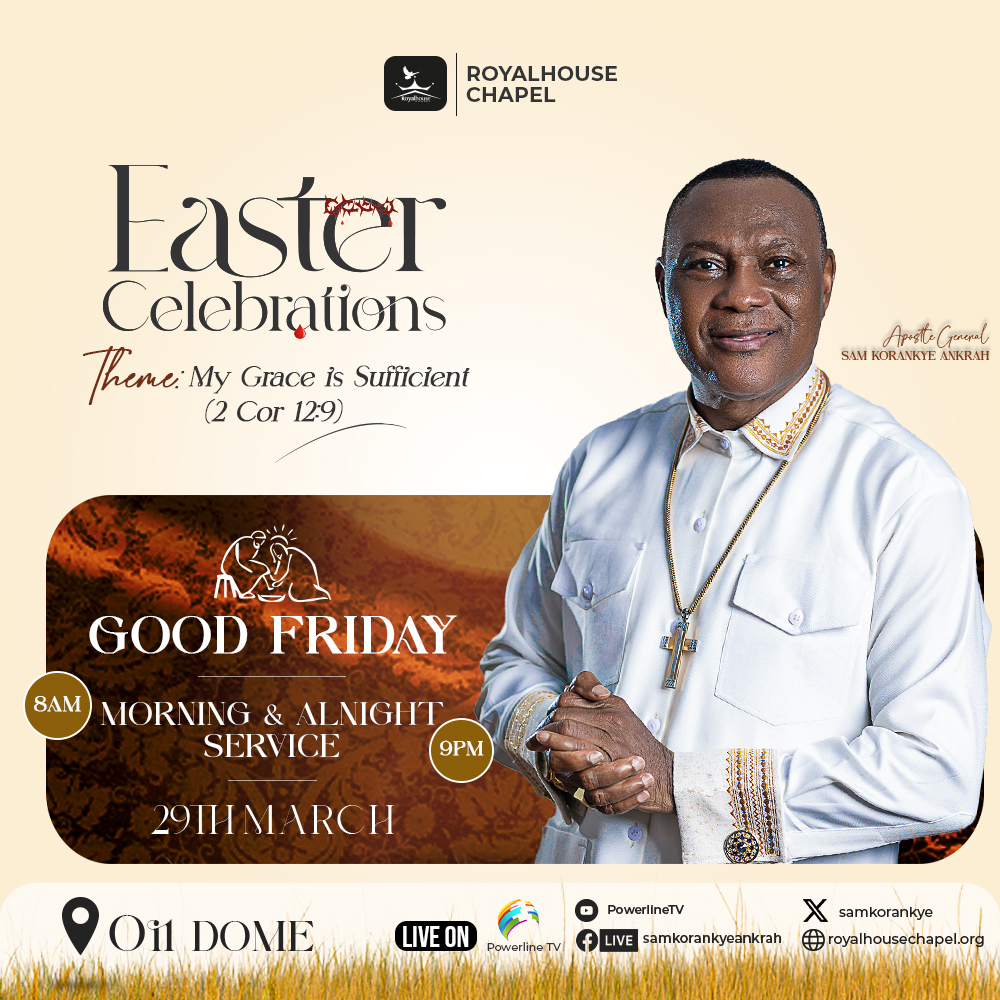 Join me this Good Friday as we come together in reflection and worship, commemorating the sacrifice of Jesus Christ. Let us gather in grace and gratitude at Oil Dome on 29th March 2024. #GoodFriday