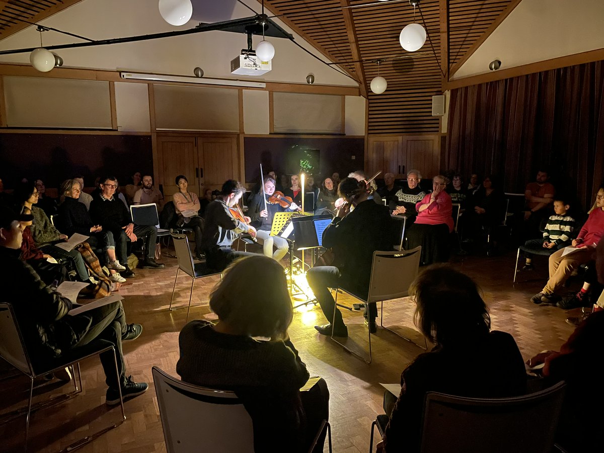 '‘Once upon a time’….Words that are comfortingly familiar, but also conjure up enchantment and wonder. Where will the story take us this time?' 🏰 Last night saw the first concert by Cambridge Quartet as 'ensemble in residence': hughes.cam.ac.uk/about/news/the…